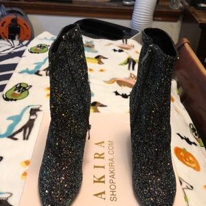 Cinderella boots from Akira sparkly stunners!